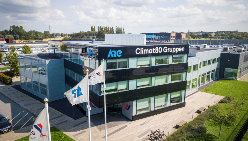 Climat80 huvudkontor i Arlöv. Testvägen 1